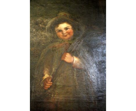English School (late 19th Century) Portrait of a young girl Oil on canvas Unsigned 66cm x 48cm