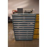 LISTA 12 DRAWER HEAVY DUTY SHOP CABINET, WITH KEY