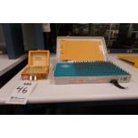 LOT TO INCLUDE: MEYER PIN GUAGE SETS: (1) MODEL M-0 .011-.060, COMPLETE SET, (1) .061-.250, COMPLETE