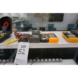 LOT TO INCLUDE: (1) FLUKE 73 II MULTIMETER, (1) FLUKE 12 MULTIMETER, (1) FLUKE 51 K/J