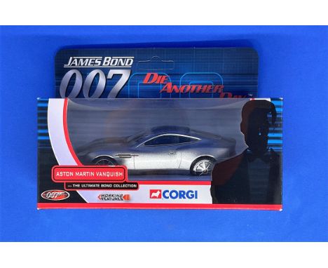 James Bond 007 Corgi The Ultimate Collection Aston Martin Vanquish die cast model from Die Another Day in original box. Good 