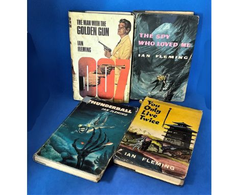 Vintage Ian Fleming, James Bond hardback book collection by The Book Club. This lovely collection of first edition books are 