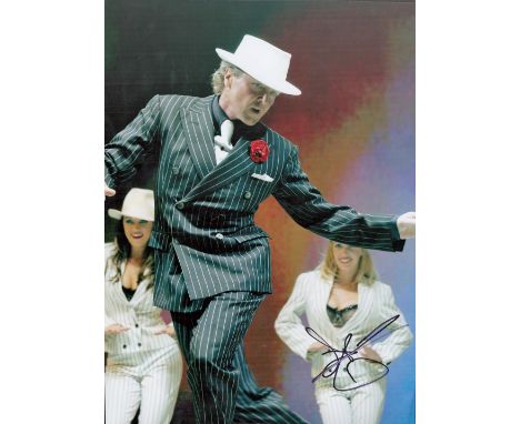 Michael Flatley Signed 8 X 11 Coloured Photo. Michael Ryan Flatley is an Irish-American dancer, choreographer, and musician. 