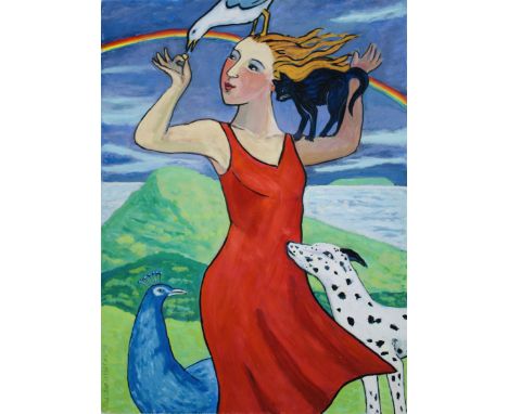 Sandra Millar   Untitled   Oil on paper  Signed and numbered/dated 14 Framed W48cm x H59cm Provenance : Private Collection  N