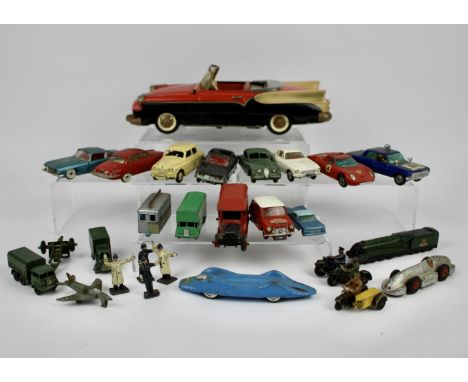 A collection of model cars etc, comprising Dinky, Corgi together with a Schuco Elektro-Radio . (Qty)