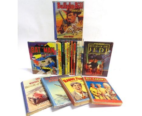 TWENTY-FIVE CHILDRENS ANNUALS  comprising Battlestar Galactica, circa 1978; Star Wars Return of the Jedi, circa 1983; The Wom