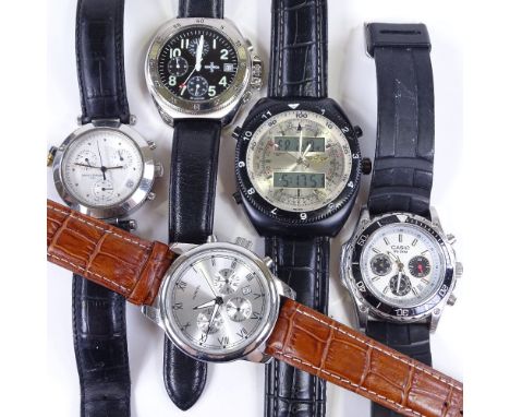 Various wristwatches, including Saint Honore, Casio and Sekonda, (5)All generally in good overall condition although none of 