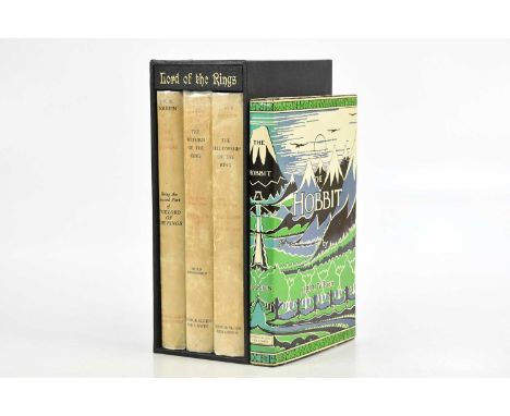 TOLKIEN (J.R.R), THE LORD OF THE RINGS; comprising, THE FELLOWSHIP OF THE RING, 5th impression, 1956; THE TWO TOWERS, 5th imp