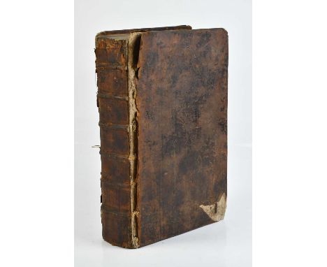 RALEGH (SIR WALTER), THE HISTORY OF THE WORLD IN FIVE BOOKS; [34], [36], 1143, [54], with ‘Mind of The Front’, engraved title