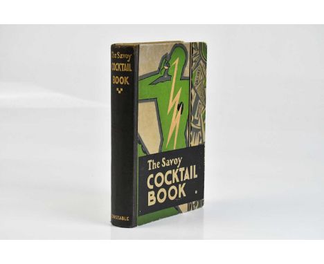 CRADDOCK (HENRY), THE SAVOY COCKTAIL BOOK, Bacardi Cocktail insert, pictorial and gilt boards with black cloth spine, London,