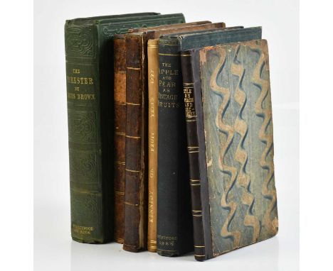 HITT (THOMAS), A TREATISE OF FRUIT TREES, 3rd edition, with six engraved plates, ¾ leather with marbled boards, London, Robin