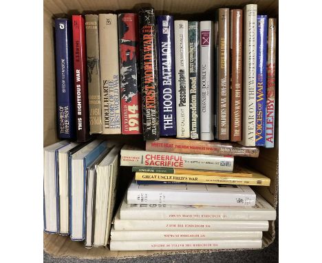 A collection of modern military history books, to include, YOUNG (MICHAEL), ARMY SERVICE CORPS 1902-1918; SHAW (FRANK &amp; J