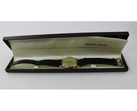 ***REOFFER IN&nbsp;DERBY BARGAIN HUNT SALE&nbsp;NOVEMBER A&amp;C £100-£150***&nbsp;A Baume gentleman's 9ct. gold wrist watch,
