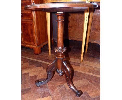 Victorian tripod table. Condition report: see terms and conditions.