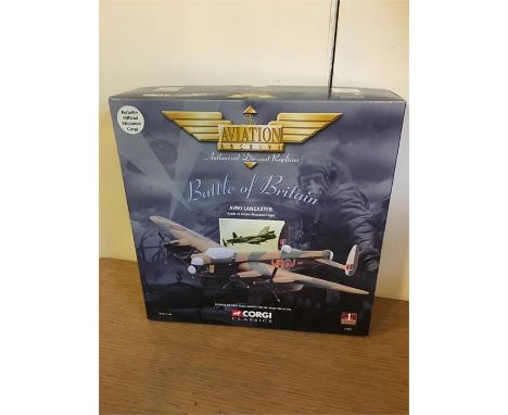 A Corgi Aviation Archive model Avro Lancaster, boxed.