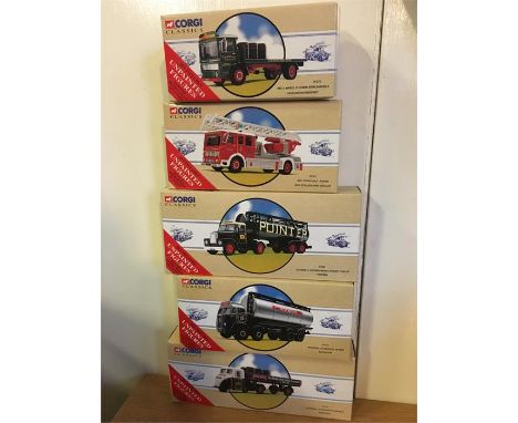 Five Die cast Vehicles by Corgi