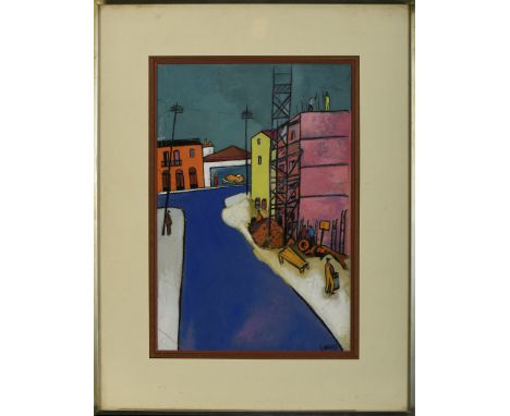 NIKIAS SKAPINAKIS - 1931-2020, Untitled, mixed media on paper, minor defects on the support, signed, Dim. - 44 x 34 cm