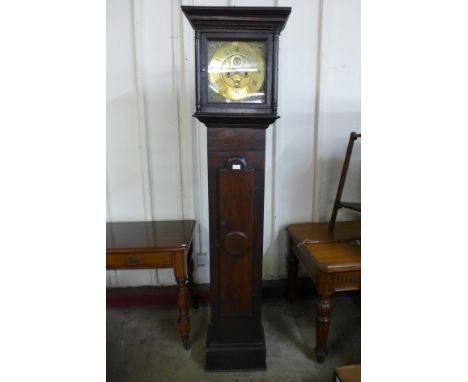 An 18th Century oak 8-day longcase clock, the 12 inch brass dial signed Joseph Calvert* Sold with non-transferable standard i