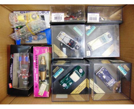 TWENTY-THREE 1/43 SCALE MAINLY MORGAN MODEL CARS most mint or near mint, all but two boxed.