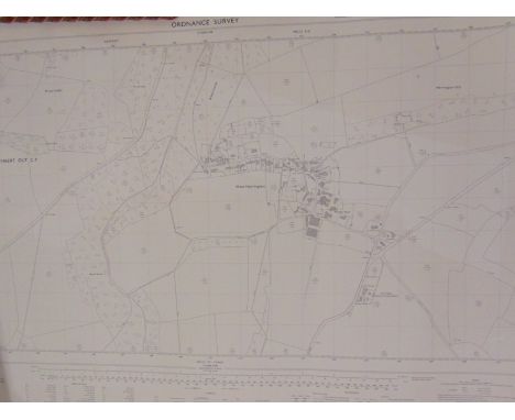 [MAPS] Forty-five Ordnance Survey 1/2500 sheet maps, circa 1960s, of Somerset interest.