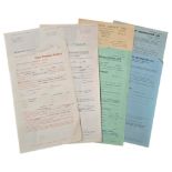 Collection Of Various Artists Cavern Club Performance Contracts (UK)