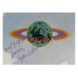 Yoko Ono Two 1980s Signed Promotional Cards Lizzie Bravo Collection (USA)
