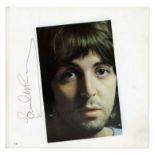 The Beatles Paul McCartney 2006 Autographed White Album CD Booklet (UK)