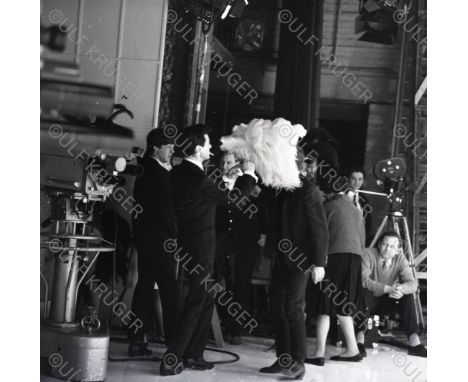 A black and white 120 medium format negative bearing an image of Paul McCartney taken by Friedhelm Von Estorff during the fil