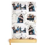 The Beatles 1960s Crown Wallpaper Roll (UK)