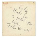 John Lennon 1968 Autographed Snapshot & Unsigned 1967 Snapshot Lizzie Bravo Collection (UK)