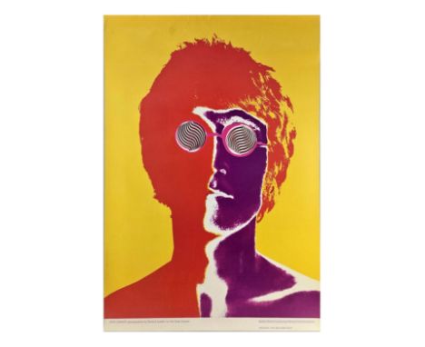 A complete set of original 1968 psychedelic posters of The Beatles designed by photographer Richard Avedon. The set was commi