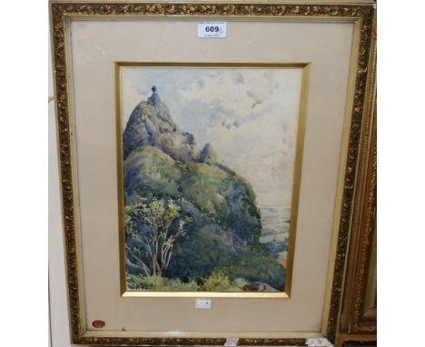 H E M WILKIE Three landscape, watercolours, circa 1899, 35 x 25cm and four others (7) Condition Report: Available upon reques