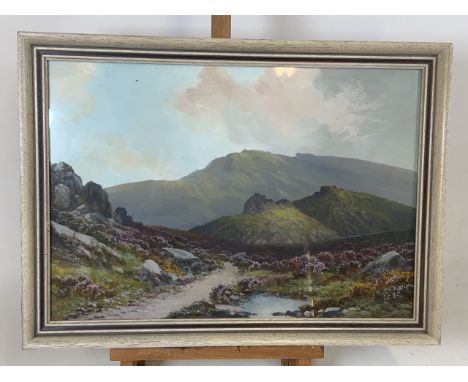 R D Sherrin, (1891 - 1971) Watercolour. Belstone Tor, Dartmoor.  W:55cm x H:39cm