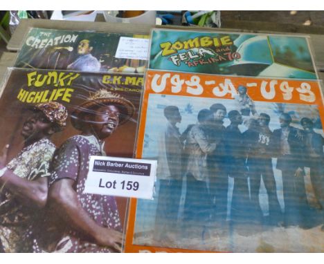 Records : Ghanaian Afrobeat/Reggae albums, rare and collectable, incl The Creation/Dr K Agasi, Funky/Highlife, C K Mann, Zomb