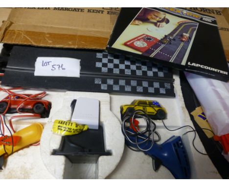 Die-cast : Scalextric sets x 2 - Grand Prix 8 boxed and complete, and mini set, boxed and intact.