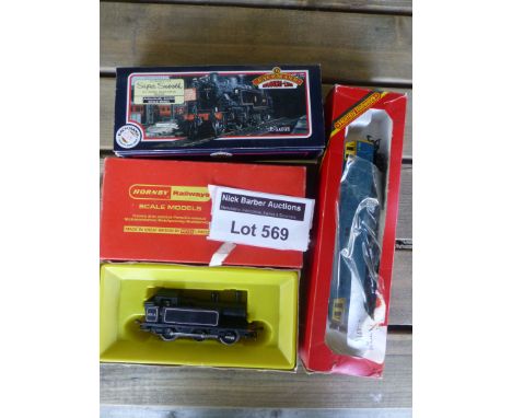 Die-cast : Railway engines, all boxed, Hornby R052 and R758 and Bachmann 31-450, all good cond.