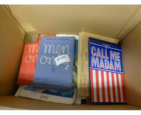 Collectables : Box of various items including books vintage papers and at least 200 film stills from 1960s onwards. 