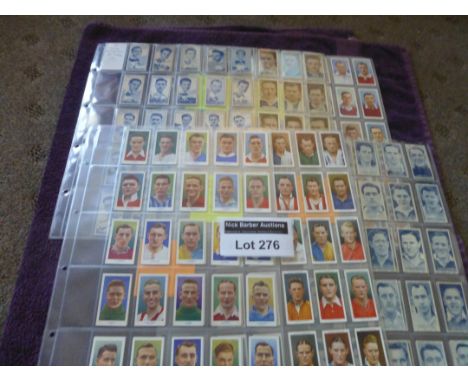 Cigarette Cards : Football selection - 6 sets, Arbath 1934, Wills 1939, Turf 1951 and 1948, R & J Hill 1939 and Wills 1935, a
