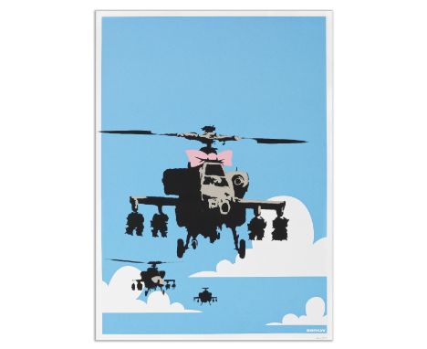 Banksy (British, born 1974)Happy Chopper Screenprint in colours, 2003, on wove paper, numbered 713/750 in pencil, published b