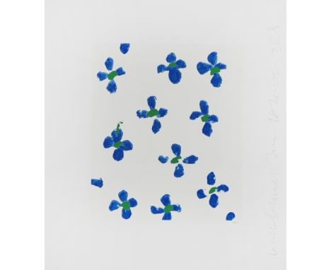 Donald Sultan (American, born 1951)Wallflower 29, from Wallflowers Suite Screenprint in colours, 2008, on wove paper, signed 