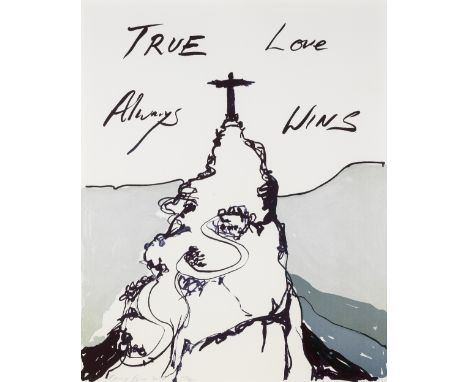 Tracey Emin (British, born 1963)True Love Always Wins Lithograph in colours, 2016, on wove paper, signed, dated and numbered 