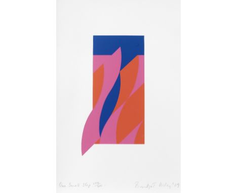 Bridget Riley (British, born 1931)One Small Step (Schubert 70) Screenprint in colours, 2009, on wove paper, signed, titled, d