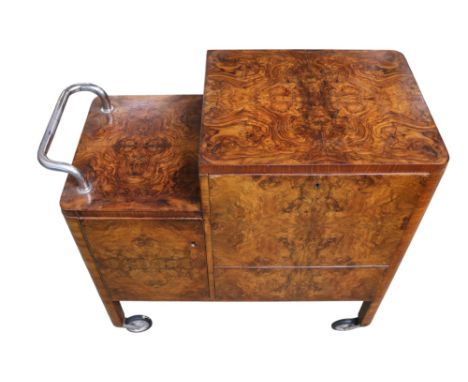 Thonet Walnut Art Deco Drinks Cabinet