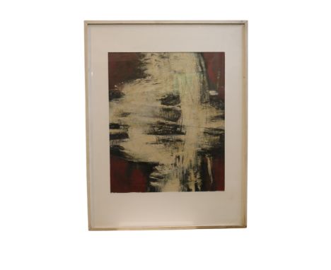 Erwin MacKowiak (Belgian, 1926-2006) Post War 1950s Abstract Expressionist Untitled Composition in the style of Rothko. 58 x 