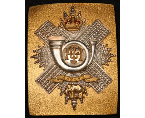 Shoulder belt plate of The Highland Light Infantry