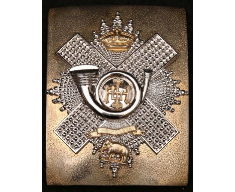 Shoulder belt plate of The Highland Light Infantry