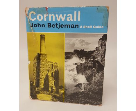 A shell guide book by John Betjeman, signed by the author.