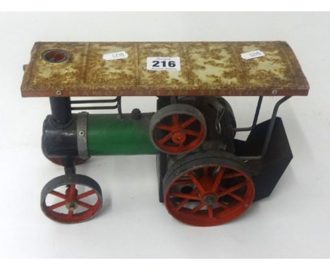 A Mamod steam traction engine (poor condition)