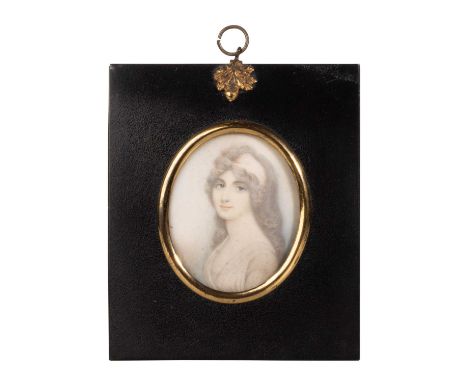 CIRCLE OF ANDREW PLIMER (1763-1837) PORTRAIT MINIATURE OF LADY MARY BEAUCHAMP  § On ivoryWith non-transferable standard ivory