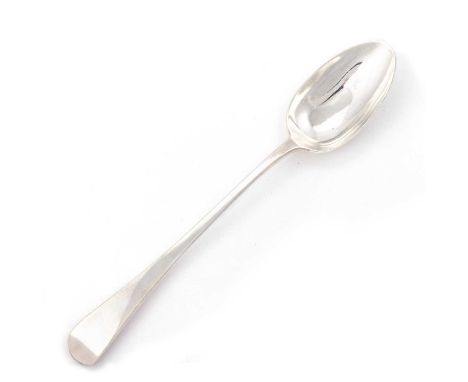 A GEORGE III SILVER BASTING SPOON by Paul Storr, London 1816, Old English pattern. 31.5cm long, 4.5 troy ounces